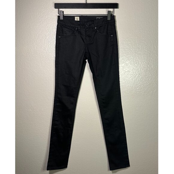 Volcom Stix Skinny Jean in Sulphur Black - Picture 1 of 7